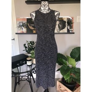 ⭐️Grey Gray Midi Tank Top Dress Large